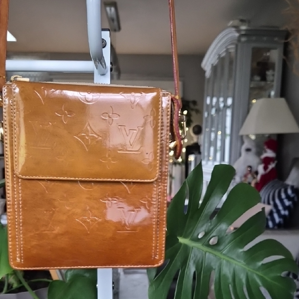 Louis Vuitton Bronze Vernis Mott Monogram Bag - Picture 5 of 13